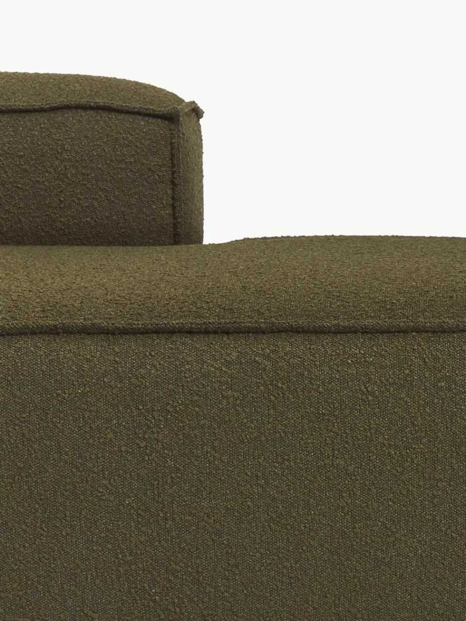 Modulaire chaise longue Lennon uit bouclé^Westwing Collection Hot