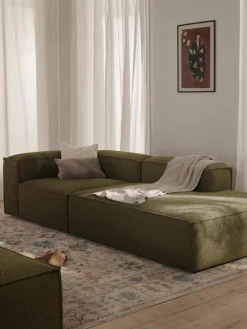 Modulaire chaise longue Lennon uit bouclé^Westwing Collection Hot