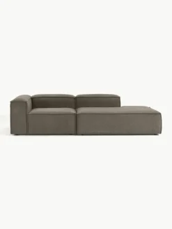 Modulaire chaise longue Lennon uit bouclé^Westwing Collection Sale