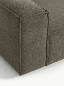 Modulaire chaise longue Lennon uit bouclé^Westwing Collection Sale