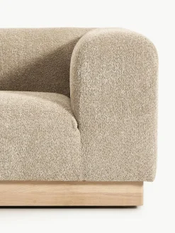 Modulaire chaise longue Natalie van teddy-bouclé^Westwing Collection New