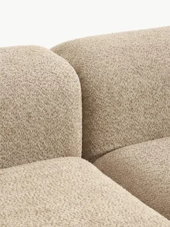 Modulaire chaise longue Natalie van teddy-bouclé^Westwing Collection New