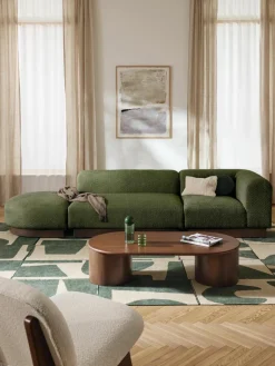 Modulaire chaise longue Natalie van teddy-bouclé^Westwing Collection Online
