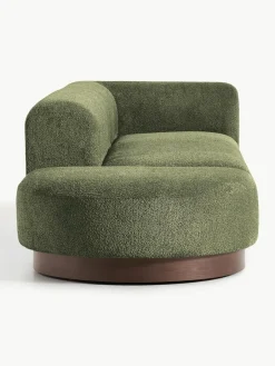 Modulaire chaise longue Natalie van teddy-bouclé^Westwing Collection Online