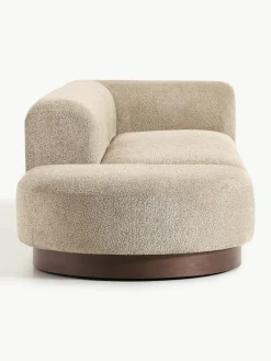 Modulaire chaise longue Natalie van teddy-bouclé^Westwing Collection Online