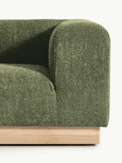 Modulaire chaise longue Natalie van teddy-bouclé^Westwing Collection Fashion