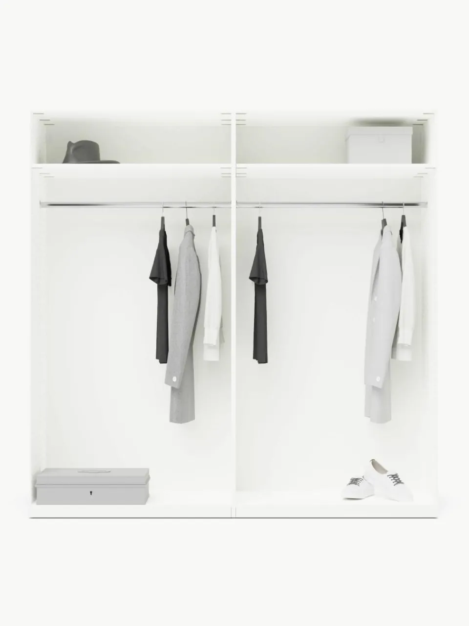 Modulaire draaideurkast Charlotte, 200 cm breed, diverse varianten^Westwing Collection Best