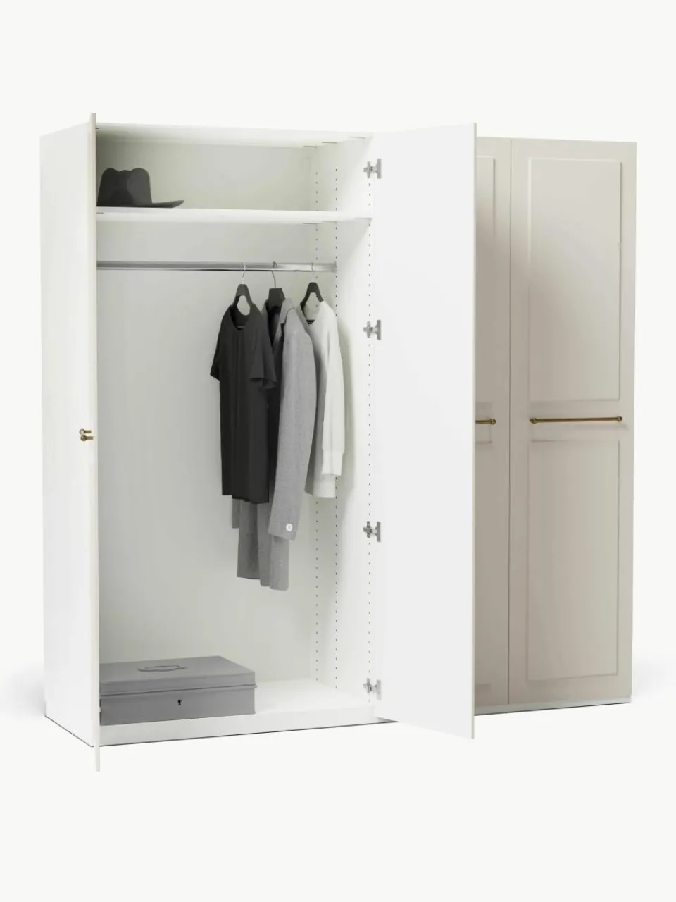 Modulaire draaideurkast Charlotte, 200 cm breed, diverse varianten^Westwing Collection Best