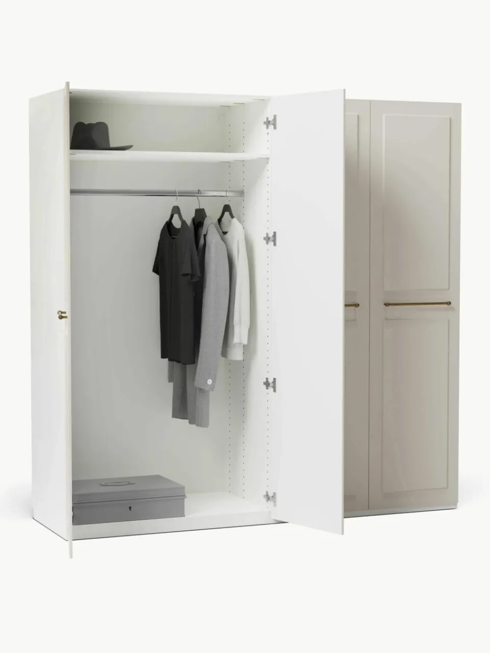 Modulaire draaideurkast Charlotte, 200 cm breed, diverse varianten^Westwing Collection Best