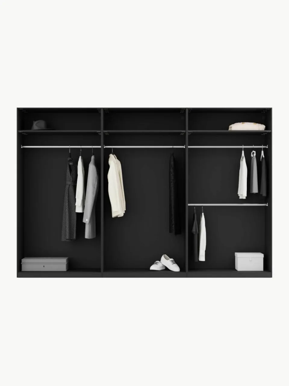 Modulaire draaideurkast Simone, 300 cm breed, diverse varianten^Westwing Collection Online