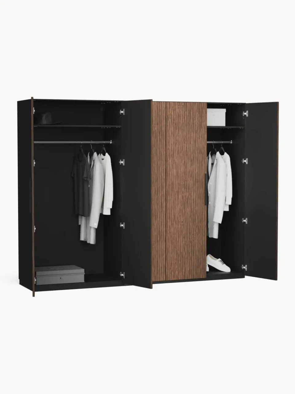 Modulaire draaideurkast Simone, 250 cm breed, diverse varianten^Westwing Collection Discount