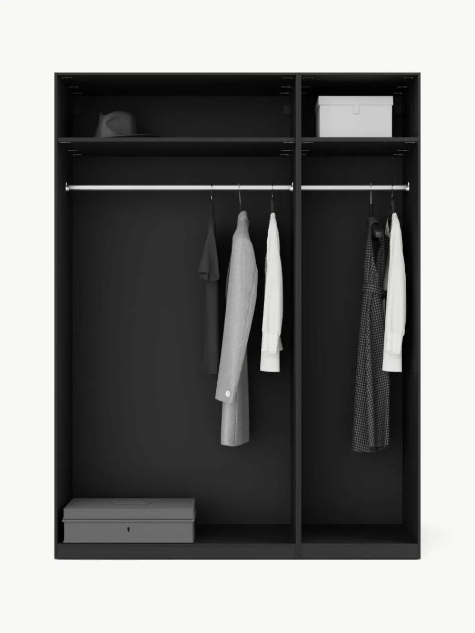 Modulaire draaideurkast Simone, 150 cm breed, diverse varianten^Westwing Collection Fashion