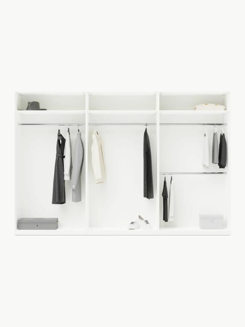 Modulaire draaideurkast Simone, 300 cm breed, diverse varianten^Westwing Collection Discount