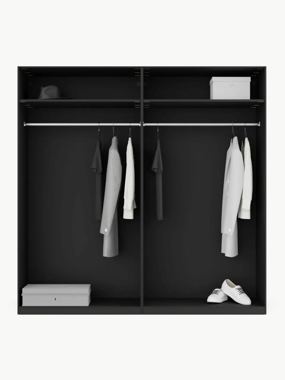 Modulaire draaideurkast Simone, 200 cm breed, diverse varianten^Westwing Collection Clearance