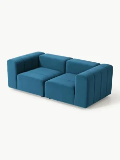 Modulaire fluwelen bank Lena (3-zits)^Westwing Collection Discount