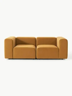 Modulaire fluwelen bank Lena (3-zits)^Westwing Collection Outlet