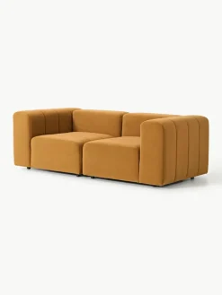 Modulaire fluwelen bank Lena (3-zits)^Westwing Collection Outlet
