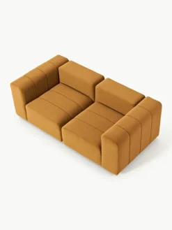 Modulaire fluwelen bank Lena (3-zits)^Westwing Collection Outlet