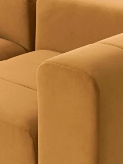 Modulaire fluwelen bank Lena (3-zits)^Westwing Collection Outlet
