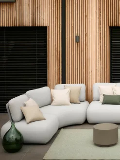 Modulaire halve maan tuinbank Olala^Westwing Collection Outlet