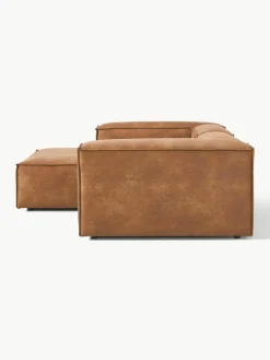 Modulaire hoekbank Lennon van gerecycled leer^Westwing Collection New