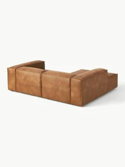 Modulaire hoekbank Lennon van gerecycled leer^Westwing Collection New