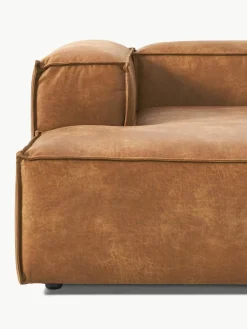 Modulaire hoekbank Lennon van gerecycled leer^Westwing Collection New