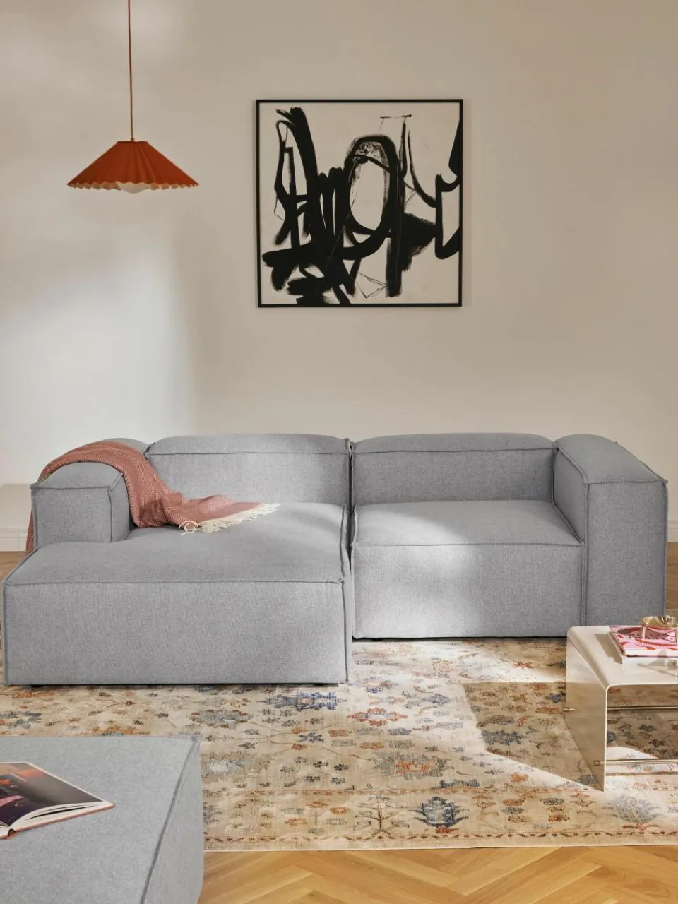 Modulaire hoekbank Lennon^Westwing Collection Hot