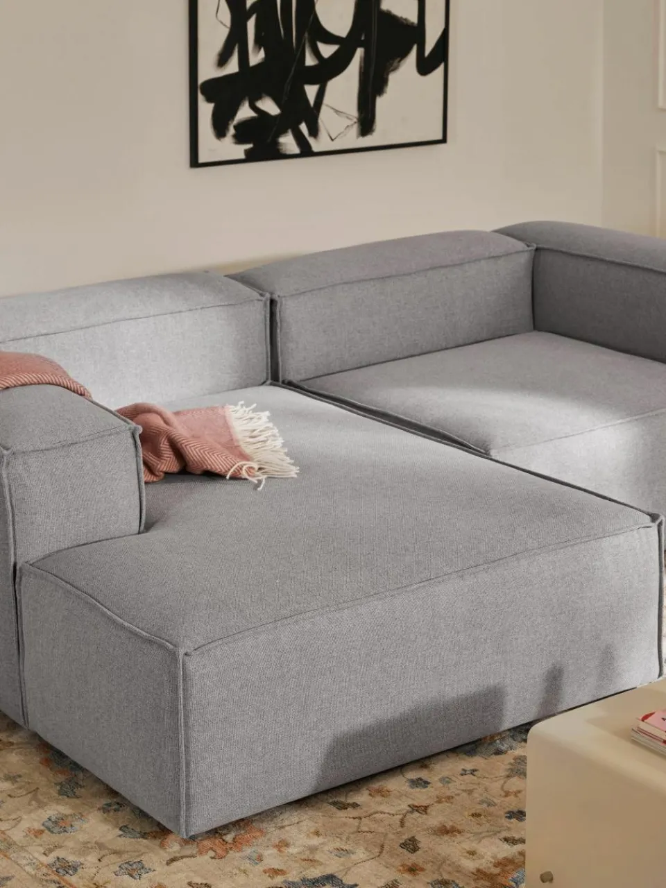 Modulaire hoekbank Lennon^Westwing Collection Hot