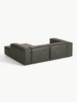 Modulaire hoekbank Lennon van gerecycled leer^Westwing Collection Fashion