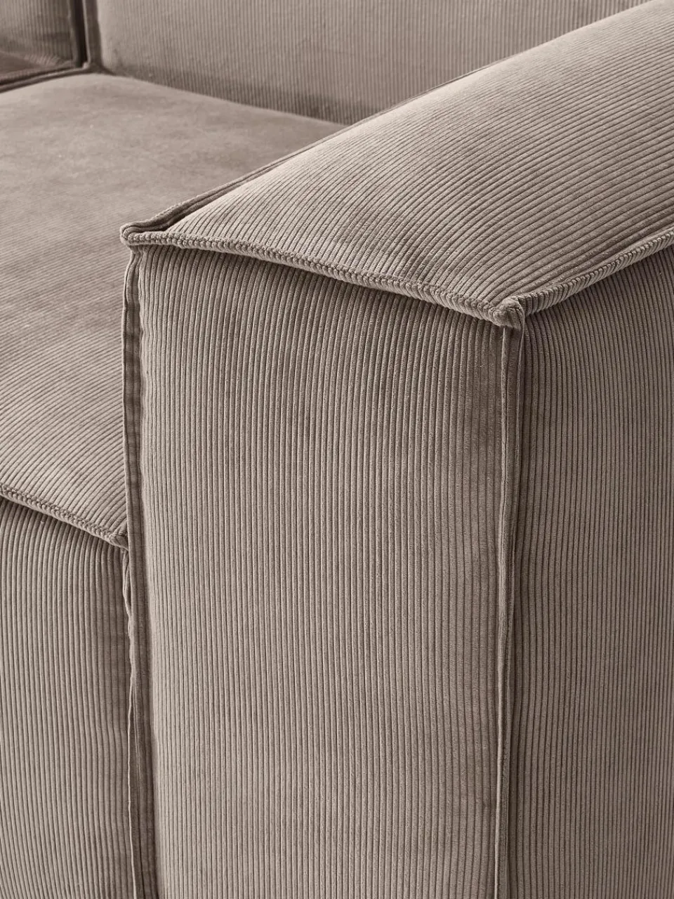 Modulaire hoekbank Lennon van corduroy^Westwing Collection Discount