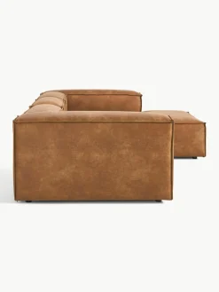 Modulaire hoekbank Lennon van gerecycled leer^Westwing Collection New