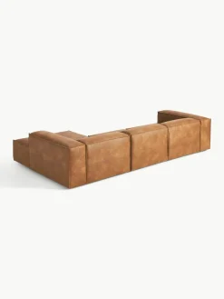 Modulaire hoekbank Lennon van gerecycled leer^Westwing Collection New