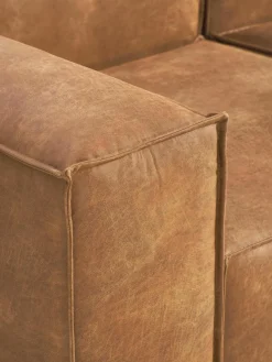Modulaire hoekbank Lennon van gerecycled leer^Westwing Collection New