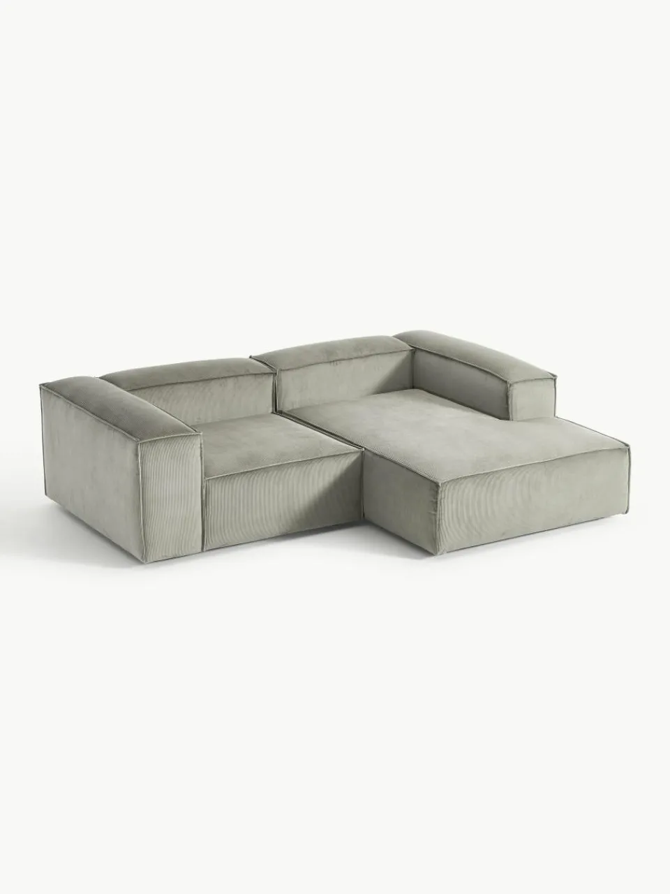 Modulaire hoekbank Lennon van corduroy^Westwing Collection Best