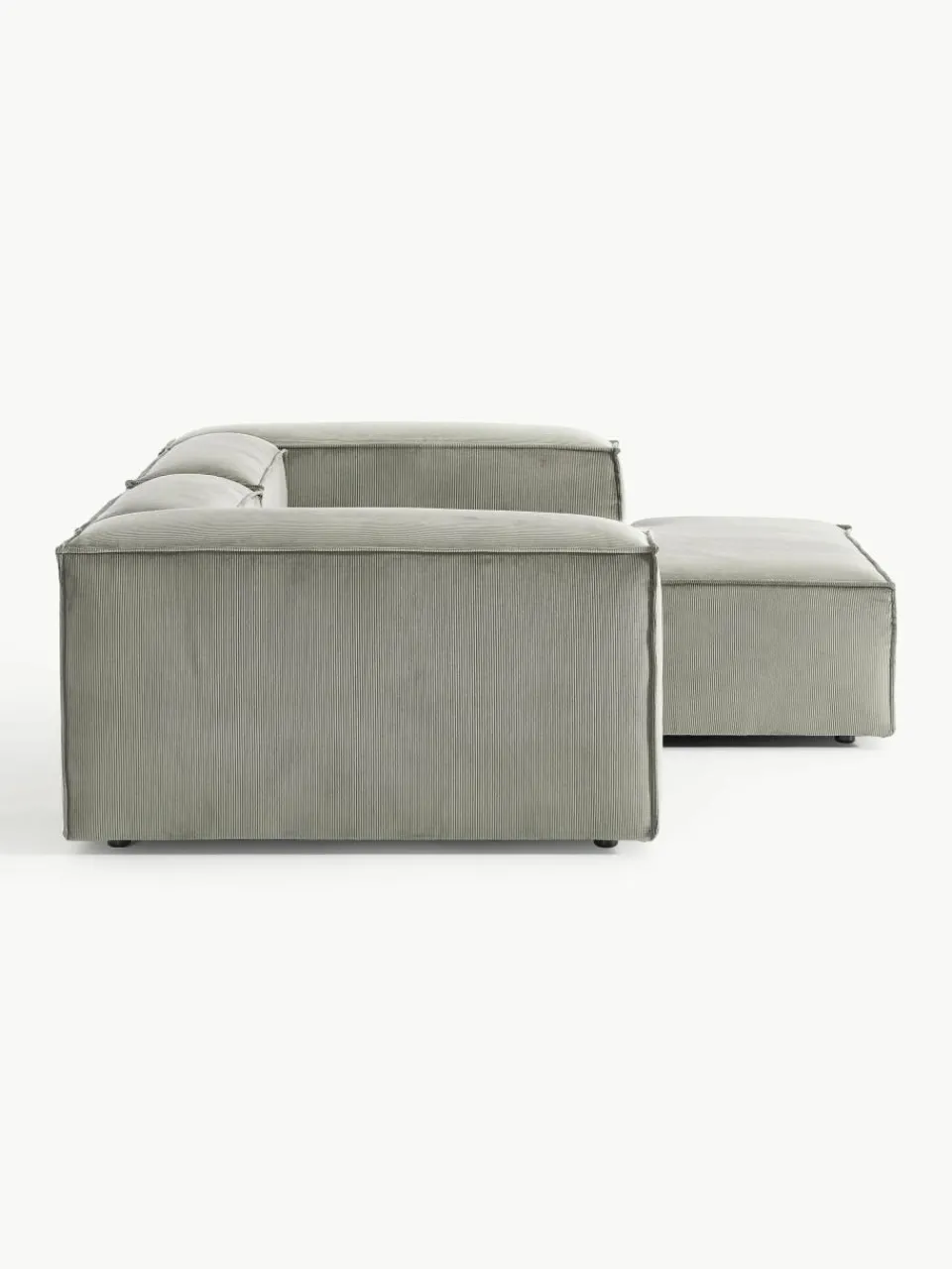Modulaire hoekbank Lennon van corduroy^Westwing Collection Best