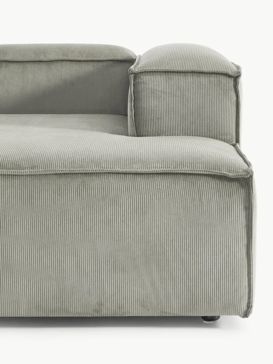 Modulaire hoekbank Lennon van corduroy^Westwing Collection Best