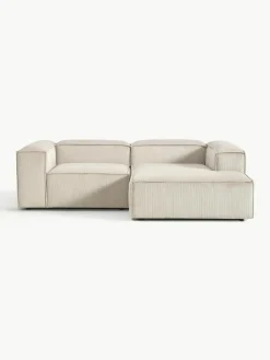 Modulaire hoekbank Lennon van corduroy^Westwing Collection Outlet