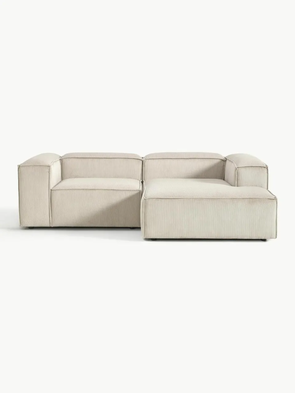Modulaire hoekbank Lennon van corduroy^Westwing Collection Outlet