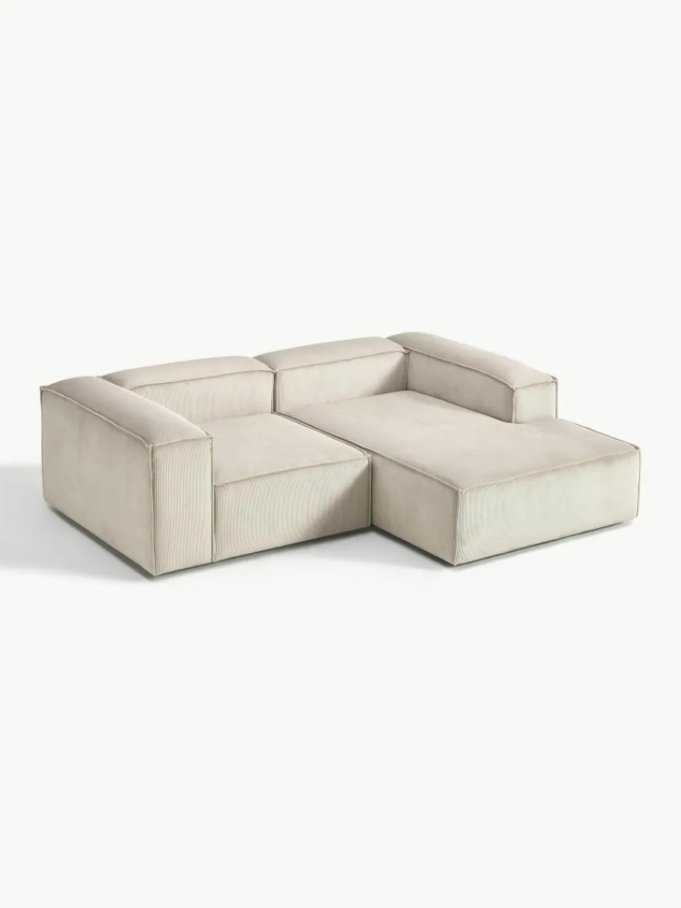 Modulaire hoekbank Lennon van corduroy^Westwing Collection Outlet