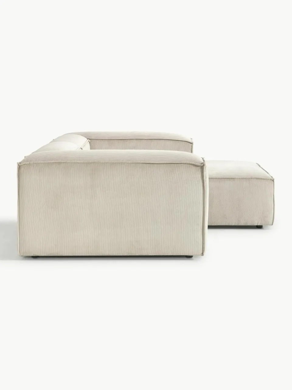 Modulaire hoekbank Lennon van corduroy^Westwing Collection Outlet