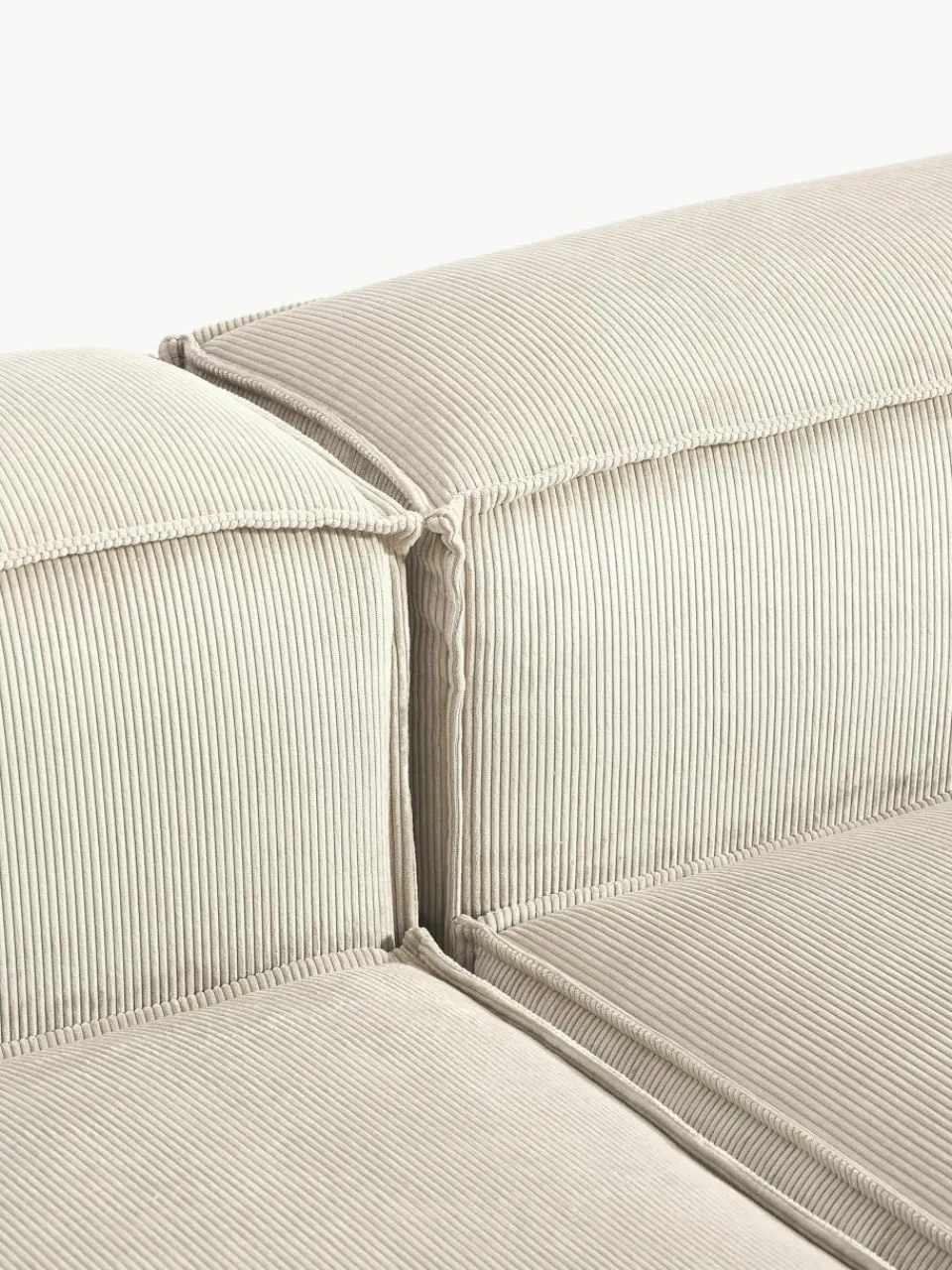 Modulaire hoekbank Lennon van corduroy^Westwing Collection Outlet