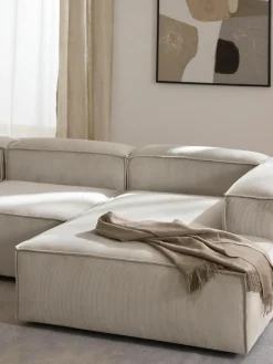 Modulaire hoekbank Lennon van corduroy^Westwing Collection Online