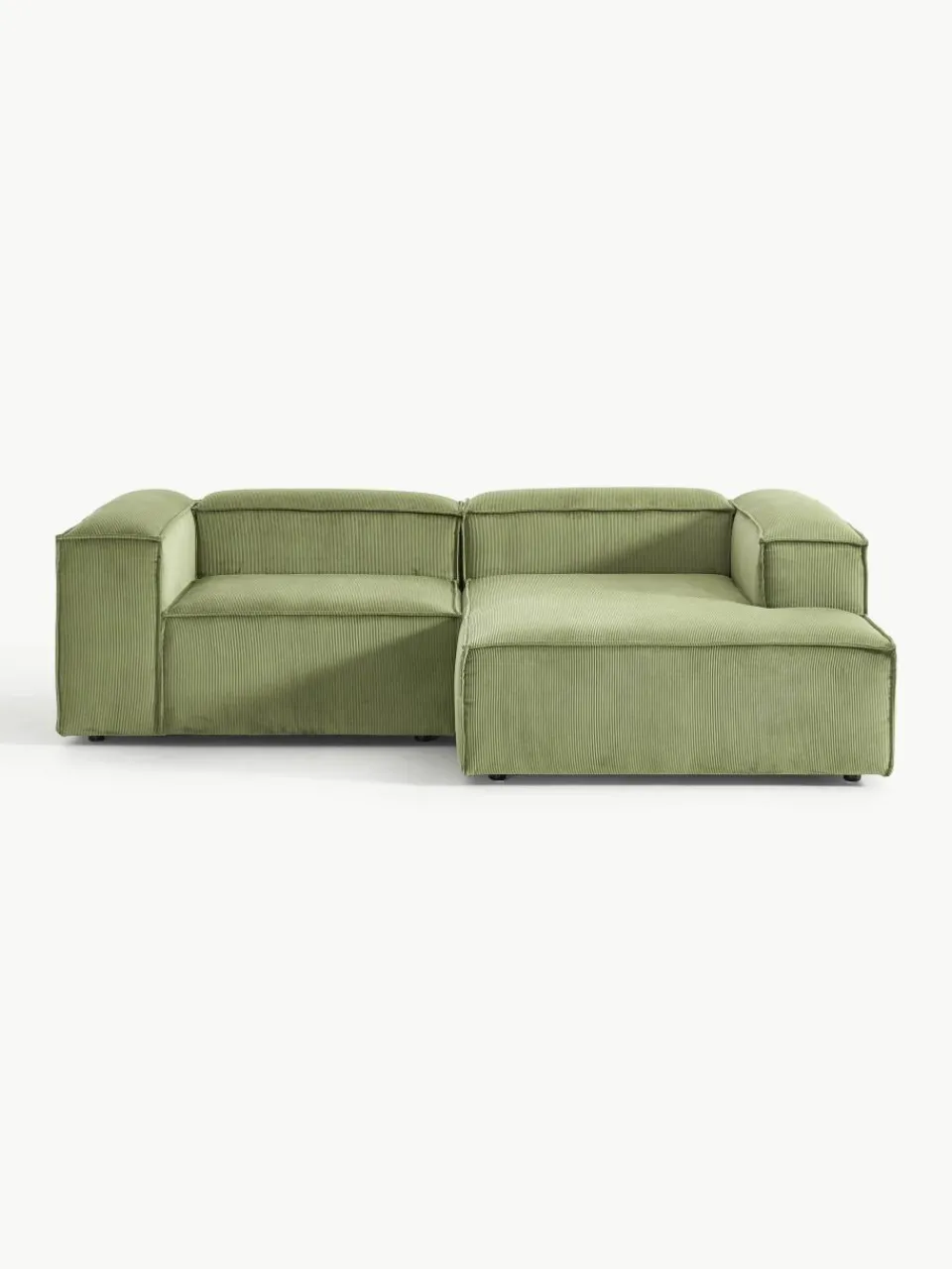 Modulaire hoekbank Lennon van corduroy^Westwing Collection New