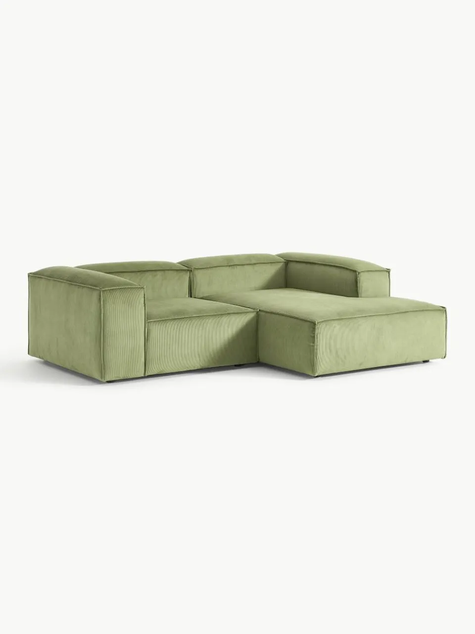 Modulaire hoekbank Lennon van corduroy^Westwing Collection New