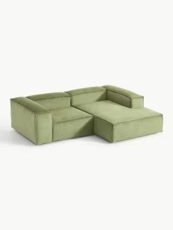 Modulaire hoekbank Lennon van corduroy^Westwing Collection New