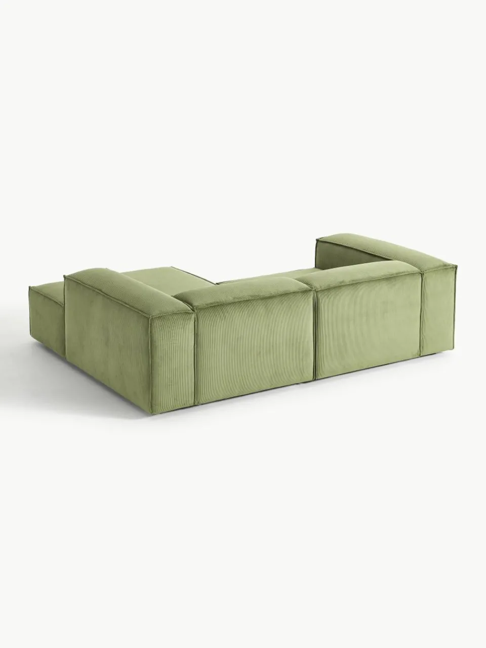Modulaire hoekbank Lennon van corduroy^Westwing Collection New