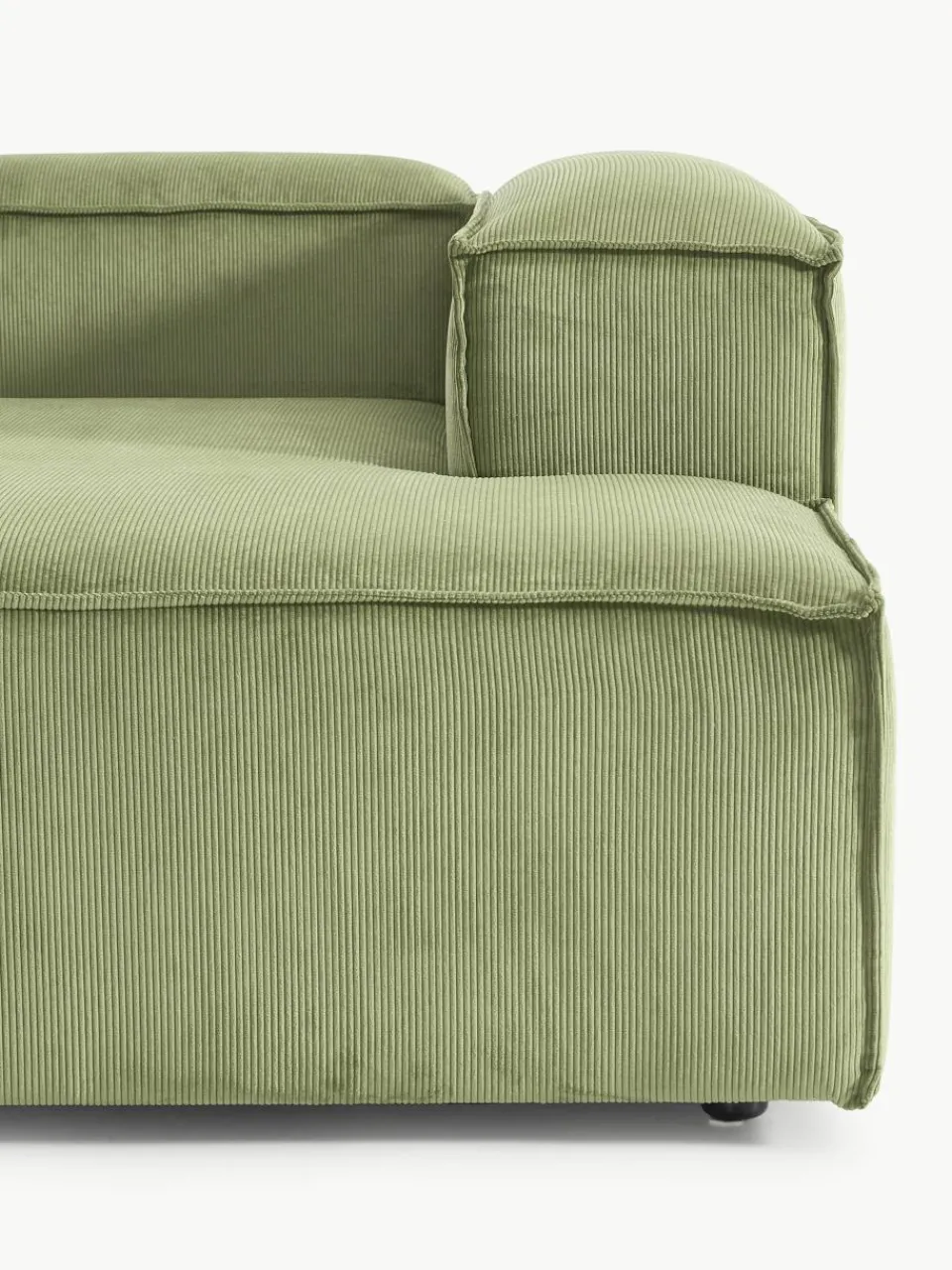 Modulaire hoekbank Lennon van corduroy^Westwing Collection New