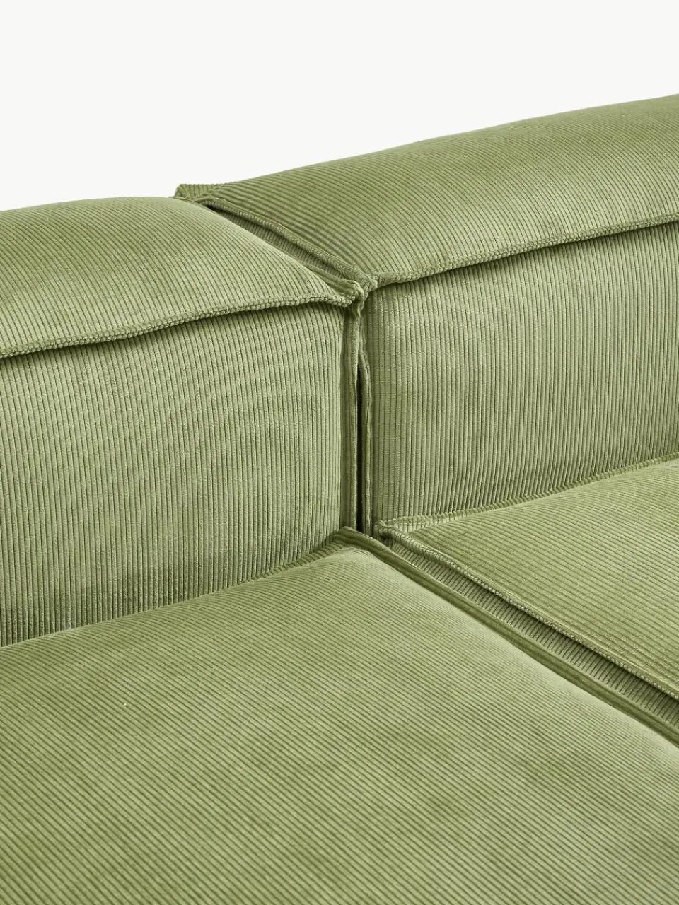 Modulaire hoekbank Lennon van corduroy^Westwing Collection New