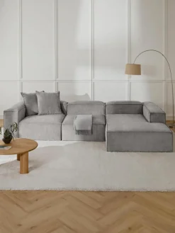 Modulaire hoekbank Lennon van corduroy^Westwing Collection Fashion